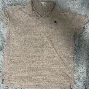Express Heather Gray Men's Polo Shirt